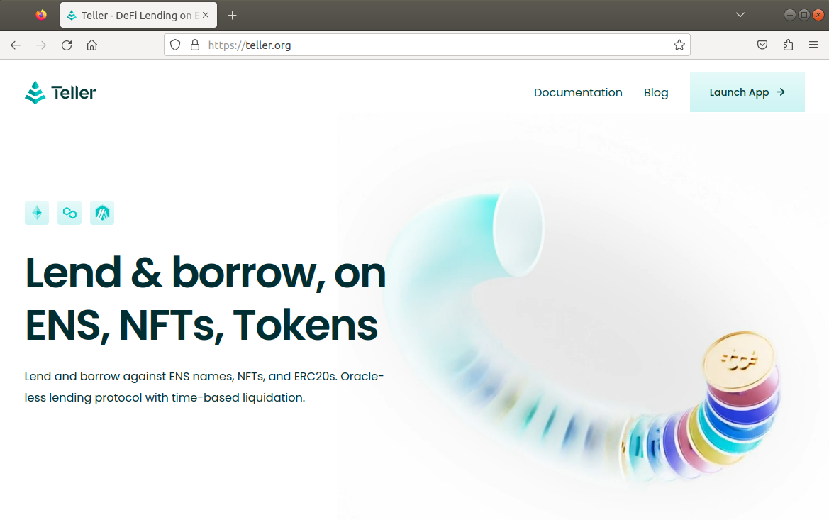 teller homepage